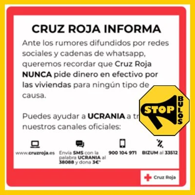 Aviso de la Cruz Roja