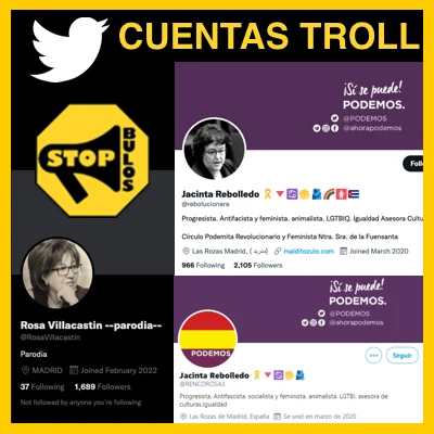 Cuentas Troll en Twitter .