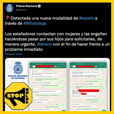 Hijos estafan dinero a Madres por Whataspp