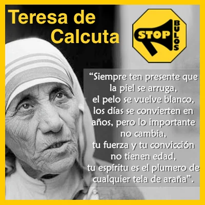 La Madre Teresa de Calcuta nunca dijo eso.