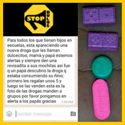 “Dulcecitos”  La nueva droga que está en los colegios.