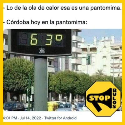 63 grados en Córdoba , nos quemamos vivos