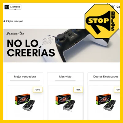 WEB Falsa / rgbelectronica.es