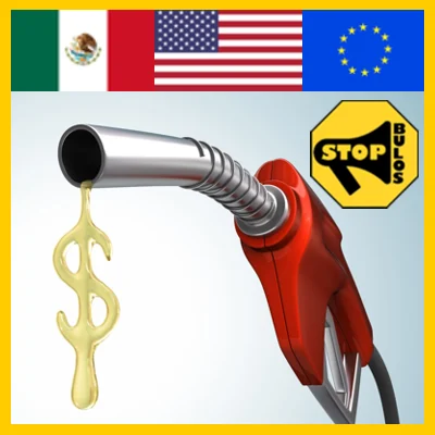 Gasolina más barata en México que en USA y Europa.￼