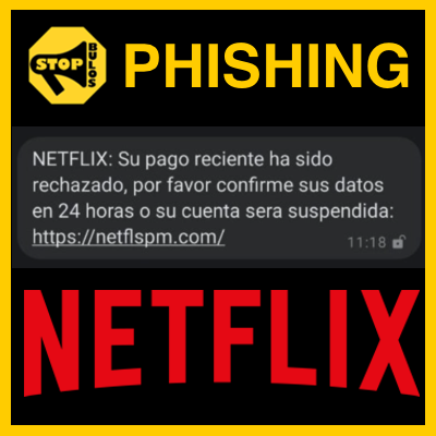 SMS Falso Netflix