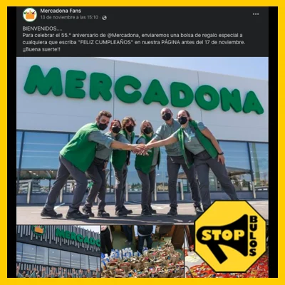 55 aniversario de Mercadona.